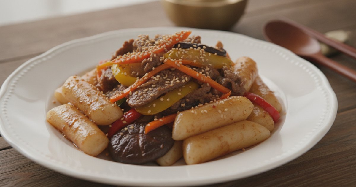 Gungjung Tteokbokki（宫中炒年糕）：不辣的宫廷年糕