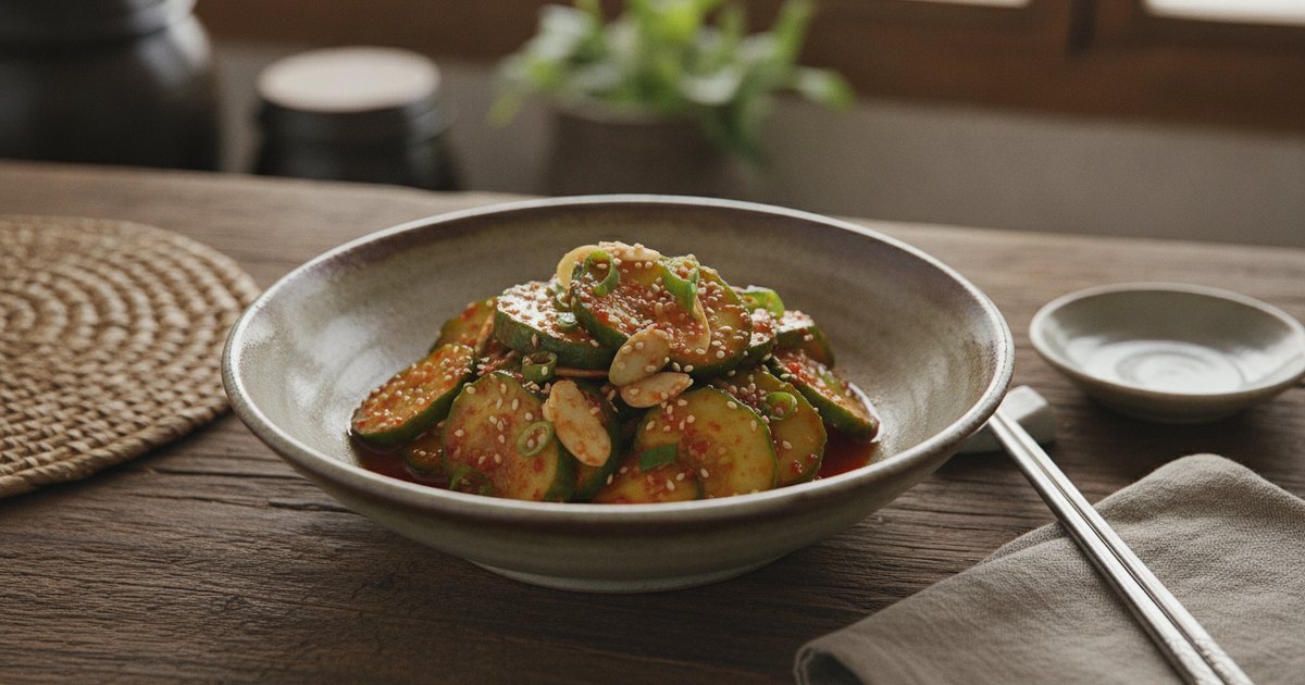 Oi Muchim (오이무침): Korean Spicy Cucumber Salad