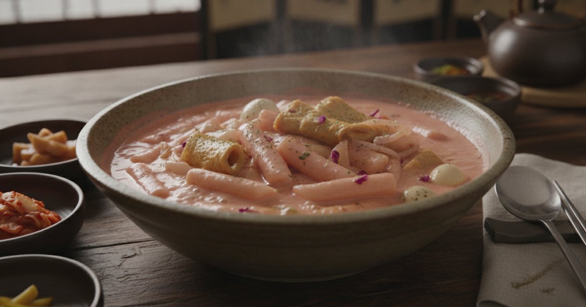 Rose Tteokbokki: The Creamy Pink Sauce Trend Taking Over Korean Food Culture