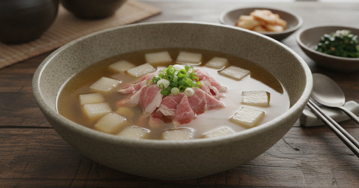 Sogogi Muguk: Korean Beef and Radish Soup for Weeknight Comfort