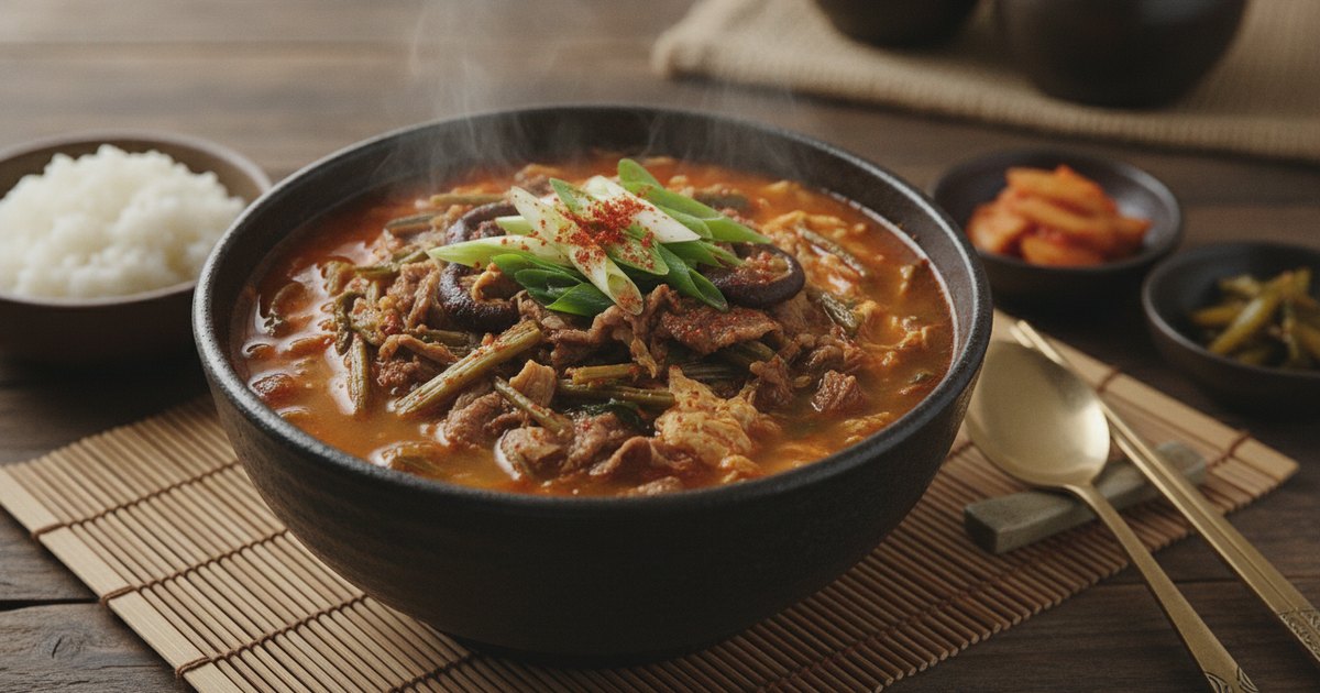 Yukgaejang: Korea's Fiery Beef and Fernbrake Soup (Complete Guide)